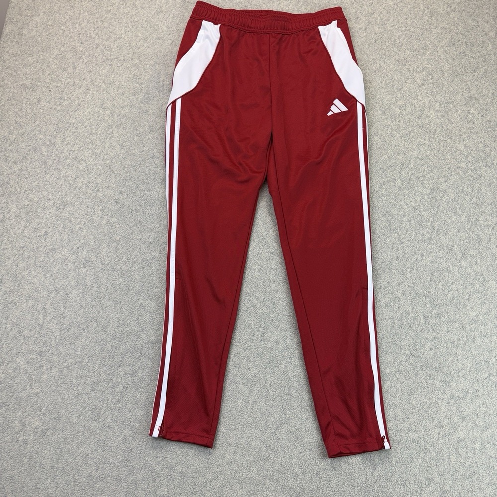 NWT Adidas Women's Tiro 24 Soccer Training Pants Red White Size S